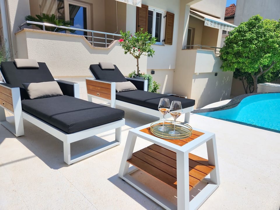 Apartment (Two Bedroom Apartment with Swimming P) | Pool | Outdoor pool, pool umbrellas, sun loungers