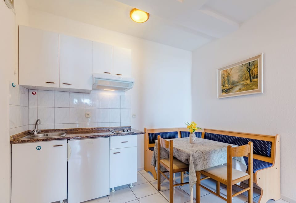 Apartment (Two Bedroom Apartment with Balcony an) | Private kitchen | Fridge