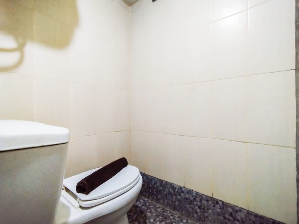 Studio | Bathroom | Shower, towels, soap, shampoo