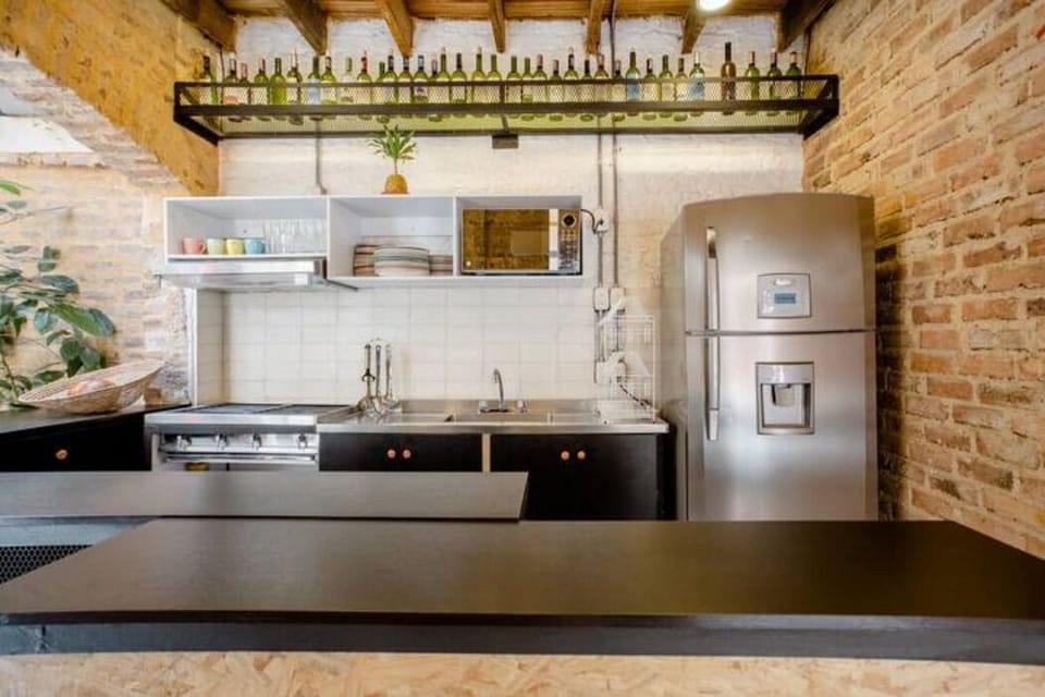 Shared fridge, microwave