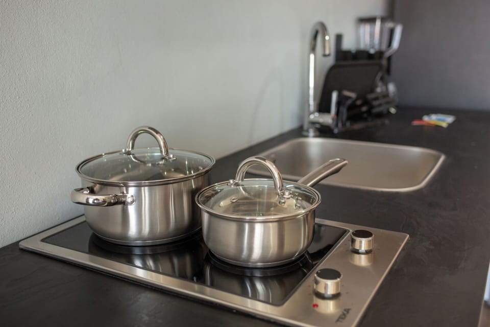 Standard Suite | Private kitchen | Fridge, microwave, stovetop, coffee/tea maker