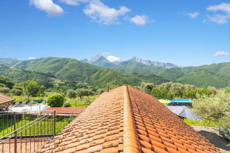 Standard House, 2 Bedrooms, Fireplace, Mountainside (Casa Sant'Anna with Pool - in) | View from property