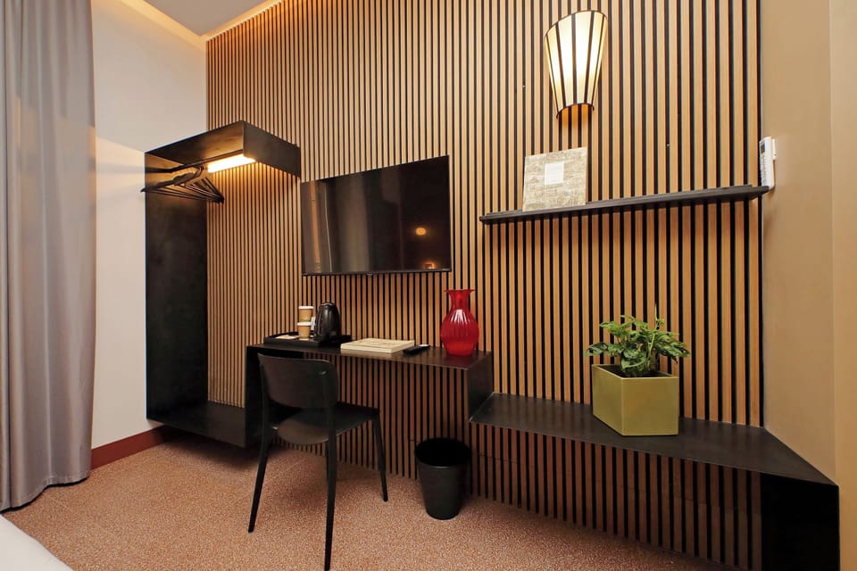 Classic Double Room, City View | Minibar (some free items), in-room safe, desk, laptop workspace