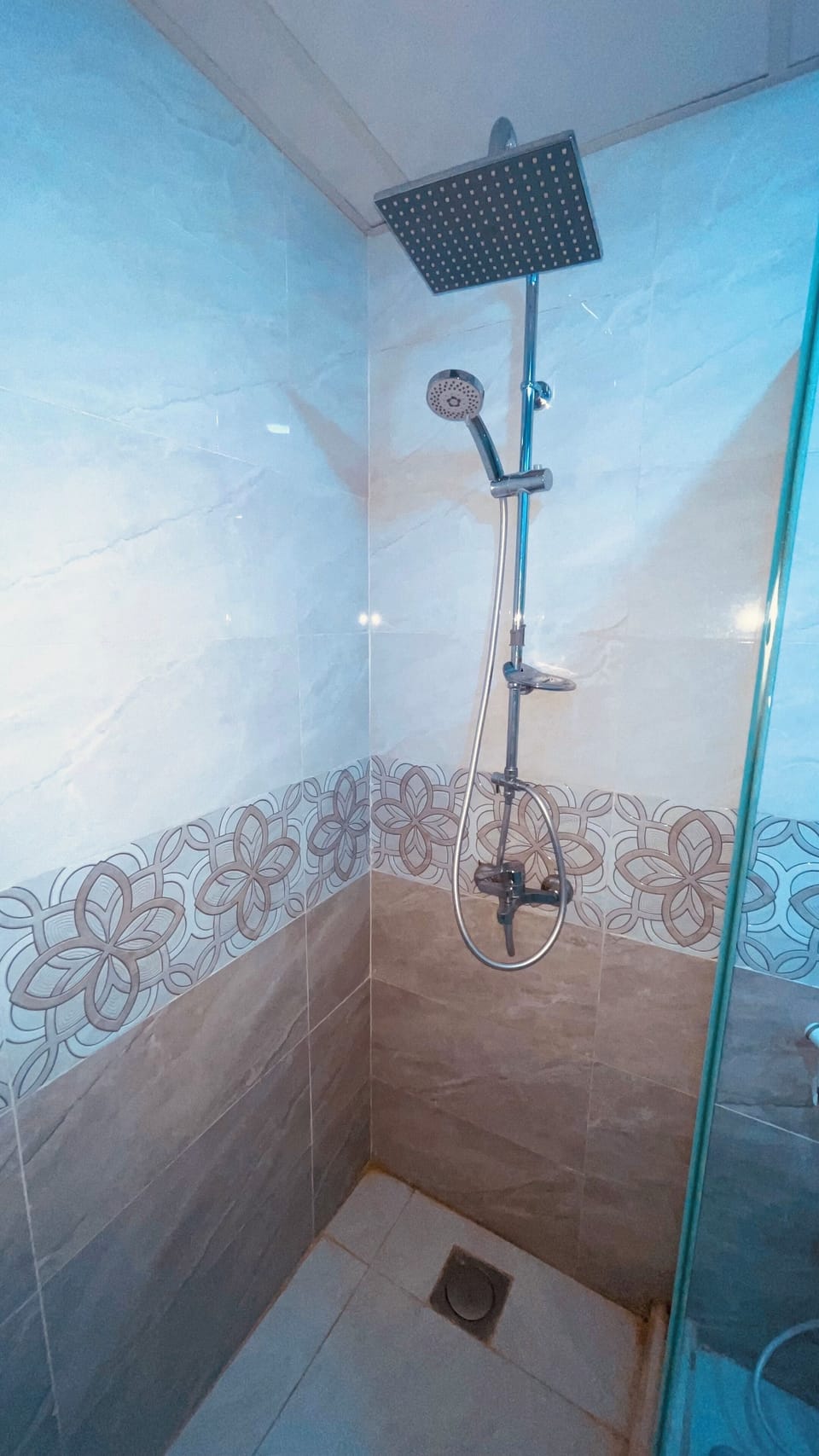 Family Tent, Balcony, Mountain View | Bathroom | Combined shower/tub, rainfall showerhead, designer toiletries