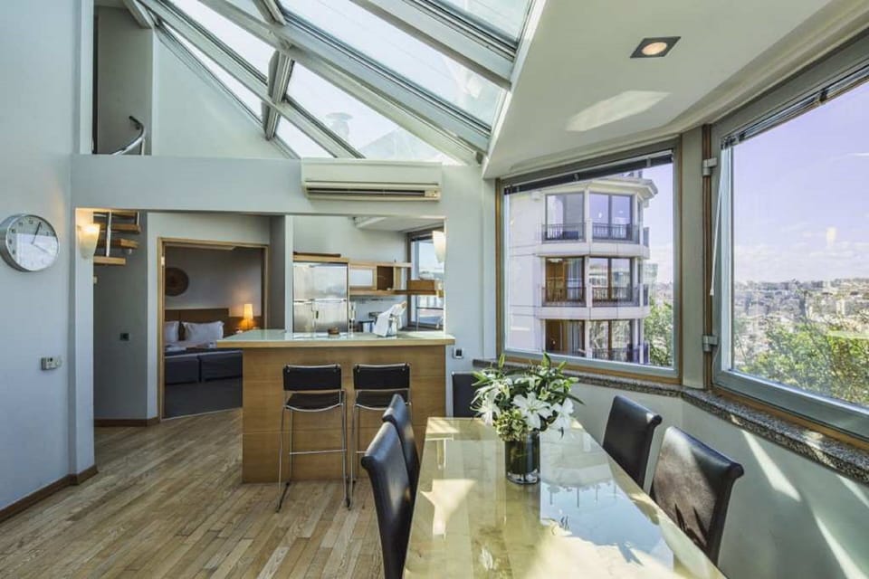 Penthouse with Bosphorus view | Private kitchen | Stovetop