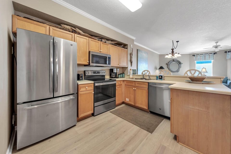 Condo, Multiple Beds, Ocean View (Dunes of Seagrove 301B) | Private kitchen | Oven, toaster