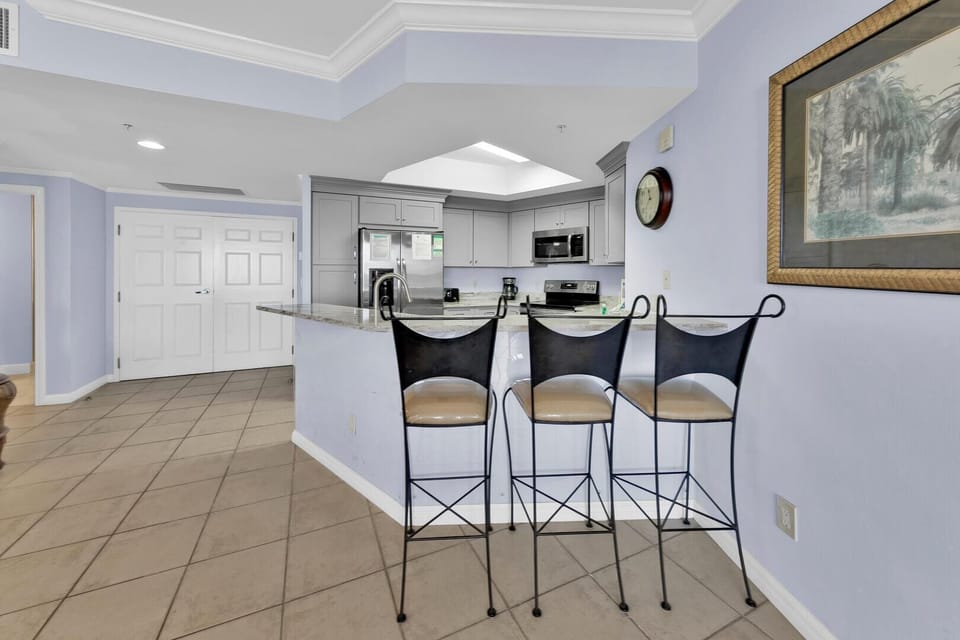 Condo, Multiple Beds, Ocean View (St. Maarten 402 at Silver Shells) | Private kitchen | Oven, toaster