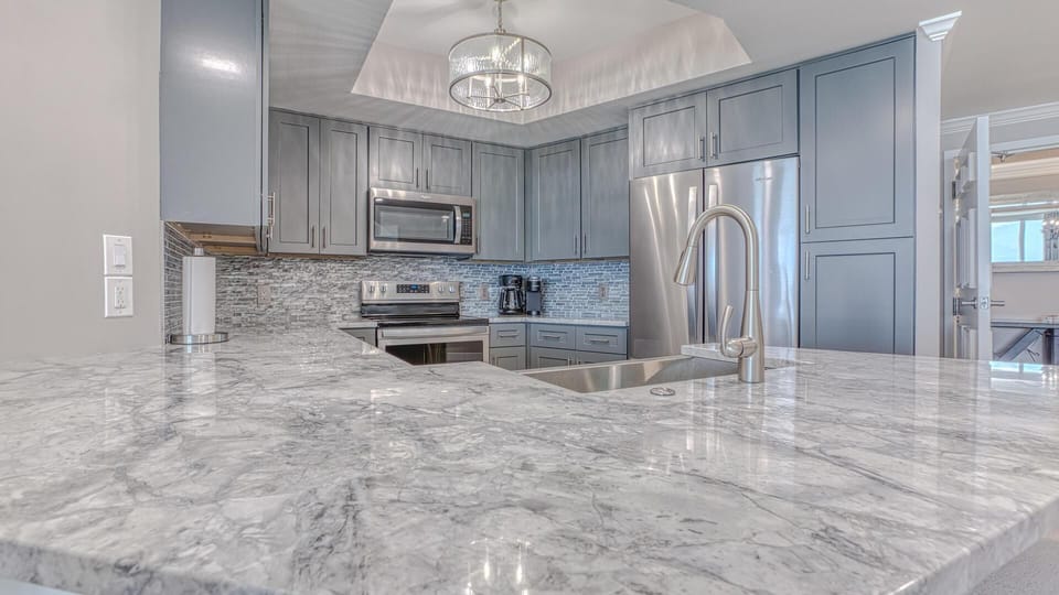 Condo, Multiple Beds, Beach View (St. Maarten 1207 at Silver Shells) | Private kitchen | Oven, toaster