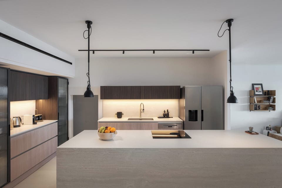Luxury Villa, Sea View | Private kitchen | Full-size fridge, microwave, oven, stovetop