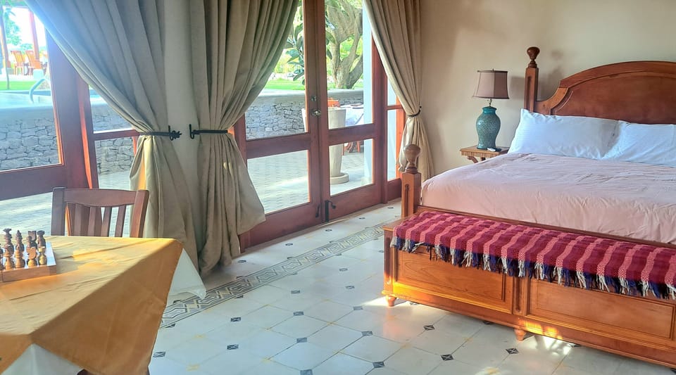 Deluxe Double Room, Garden View | Desk, iron/ironing board (on request), WiFi (free)