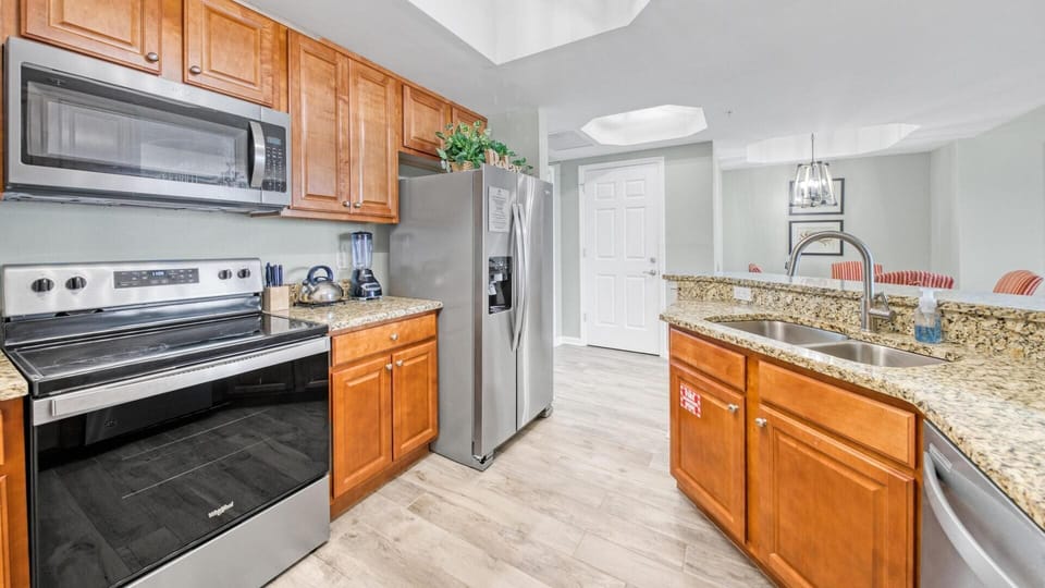 Condo, Multiple Beds, Beach View (St. Lucia 1204 at Silver Shells) | Private kitchen | Oven, toaster