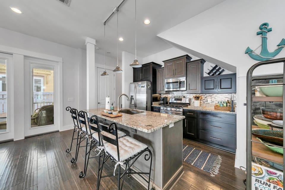 House, Multiple Beds (Seagrove Serenity) | Private kitchen | Oven, toaster
