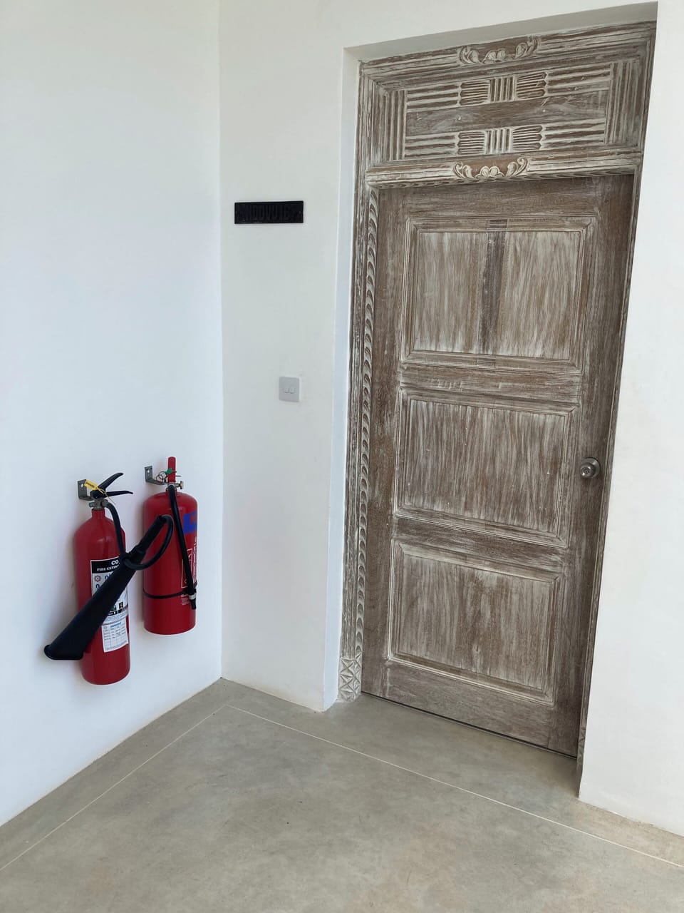 Interior entrance