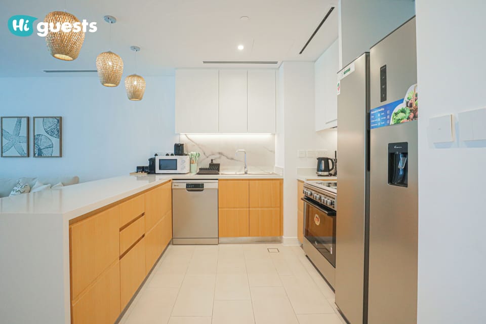 Exclusive Apartment | Private kitchen | Fridge, microwave, oven, dishwasher