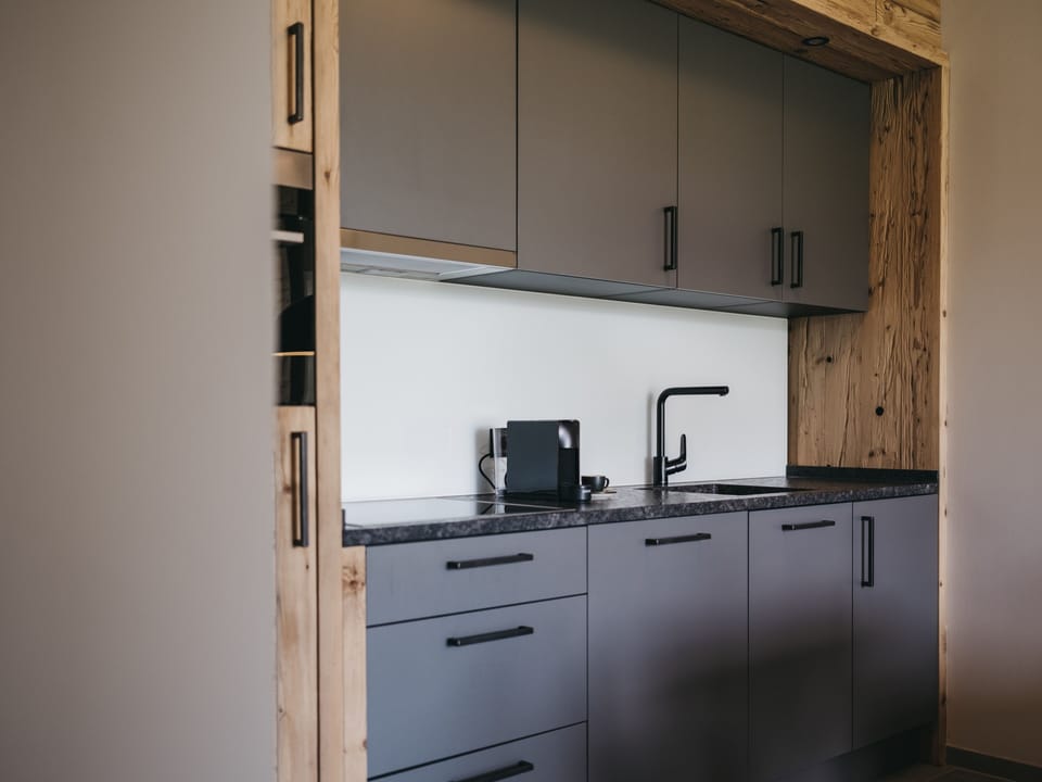 Three-room apartment Standard II | Private kitchen | Fridge, oven, stovetop, dishwasher