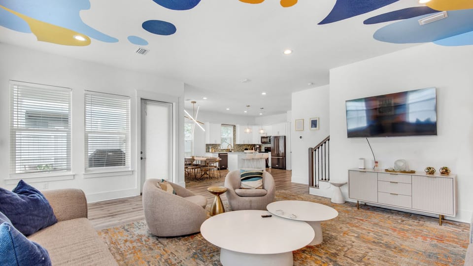 House, Multiple Beds, Patio, Garden View (Sea La Vie in Miramar Beach) | Living area | 50-inch flat-screen TV with digital channels
