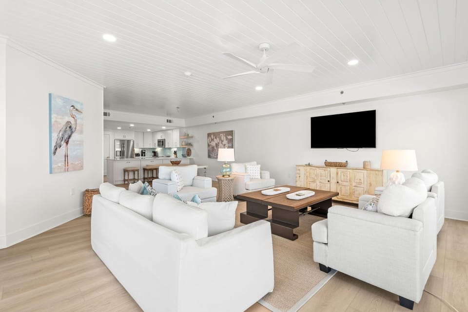 Condo, Multiple Beds, Balcony, Ocean View (Sago Sands 402) | Living area