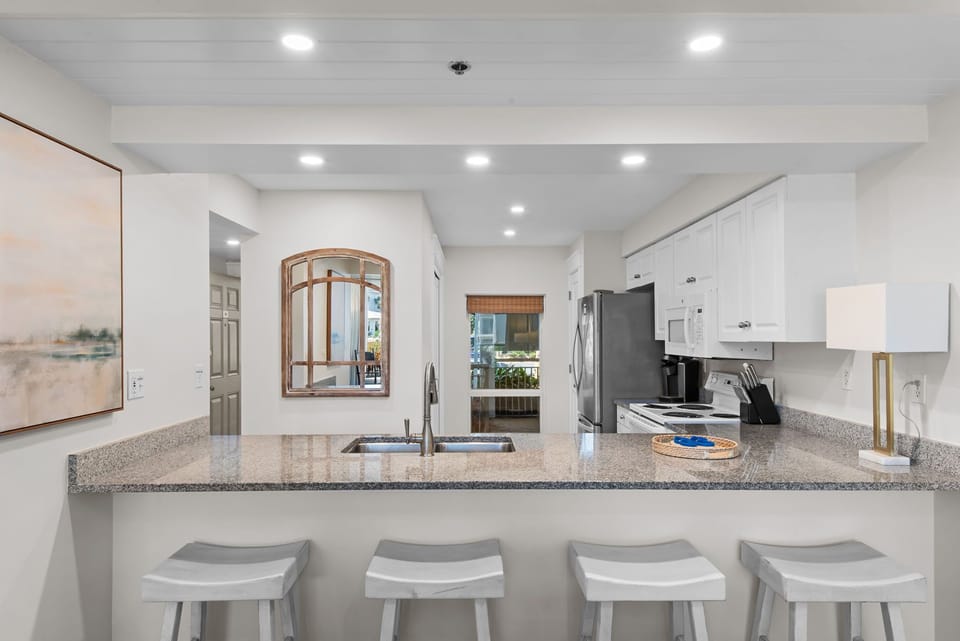 Condo, Multiple Beds, Patio, Pool View (High Pointe Resort 132) | Private kitchen | Coffee/tea maker
