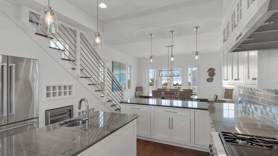House, Multiple Beds, Pool Access, Ocean View (Emotional Rescue) | Private kitchen | Coffee/tea maker