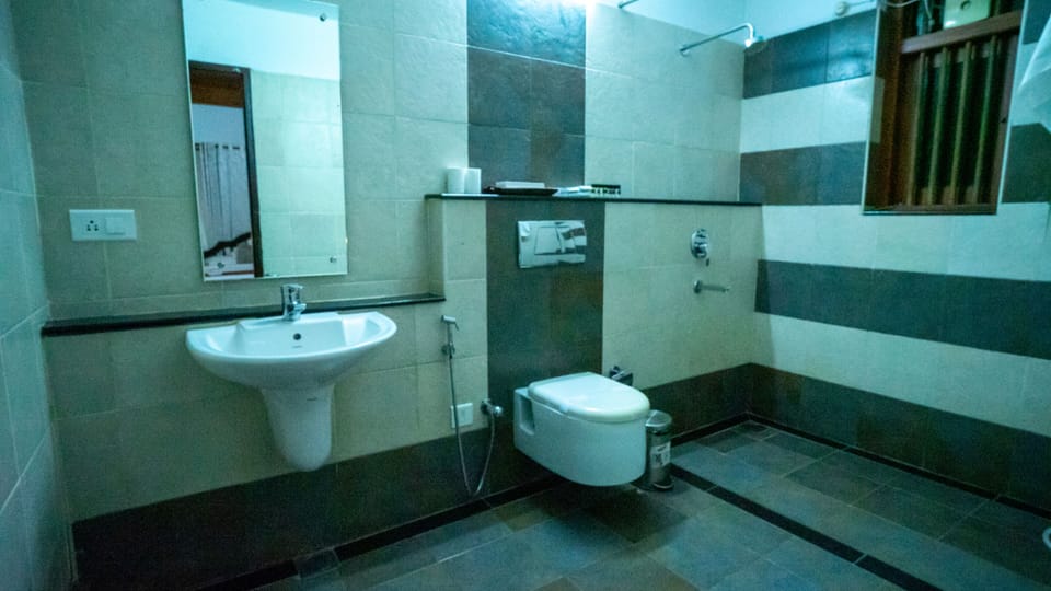 Deluxe Room, Patio, Pool View | Bathroom | Shower, free toiletries, hair dryer, towels