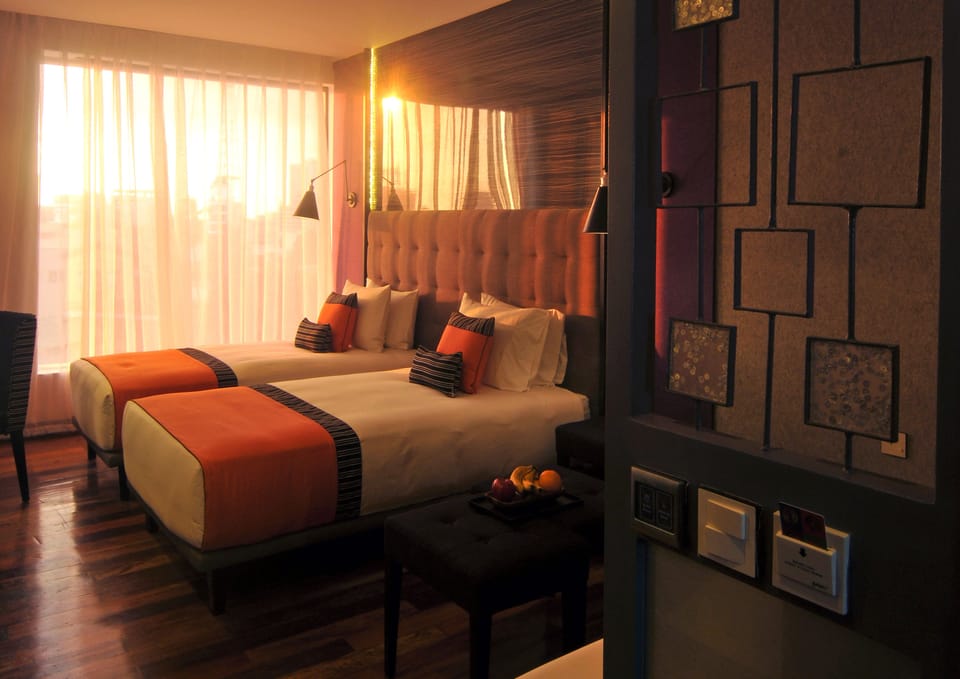 Deluxe Room | Egyptian cotton sheets, premium bedding, memory foam beds, in-room safe