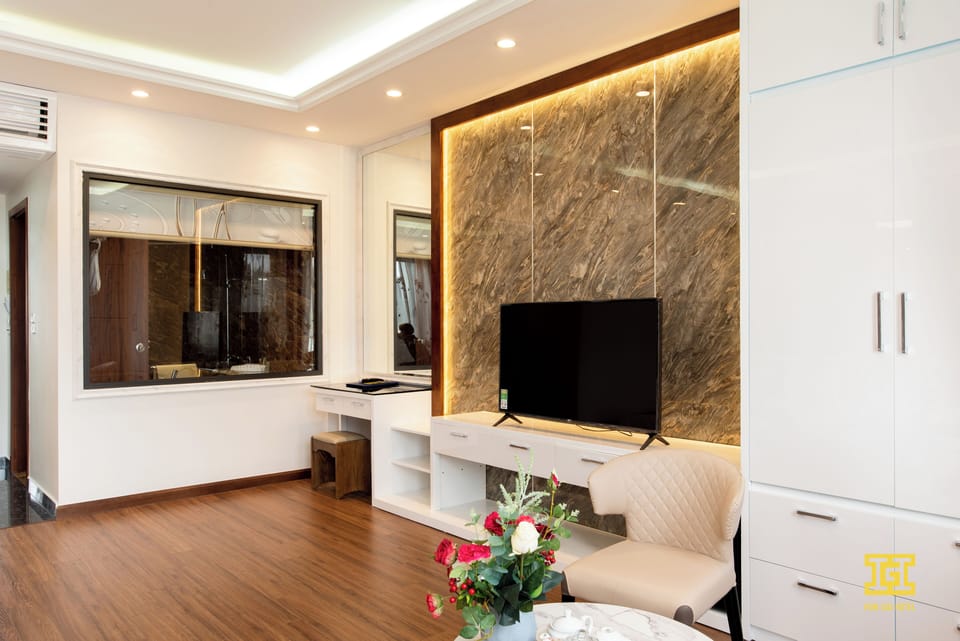 Panoramic Quadruple Room, Balcony, Bay View | Premium bedding, memory foam beds, minibar, in-room safe