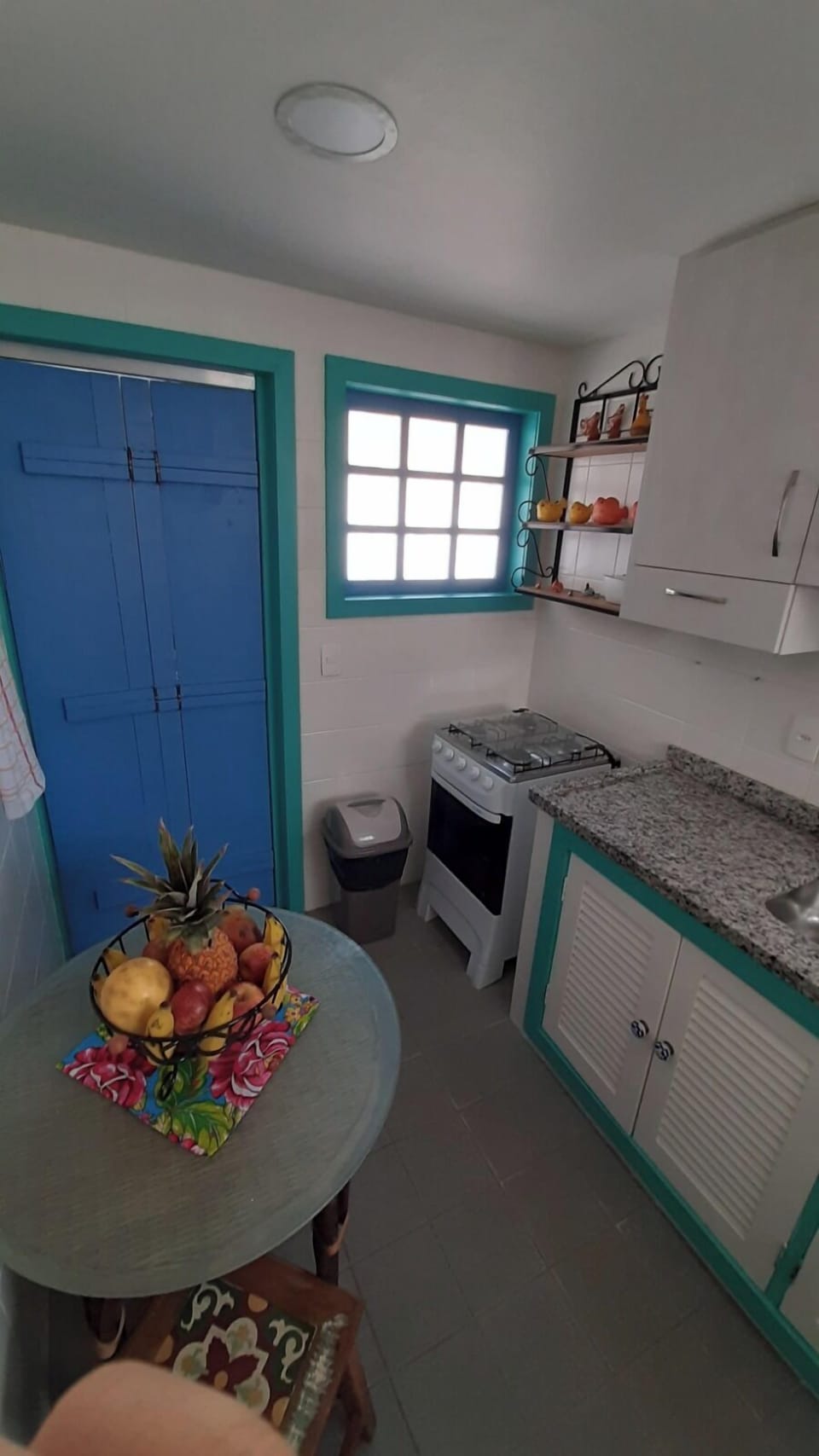 Family Bungalow | Private kitchen | Highchair