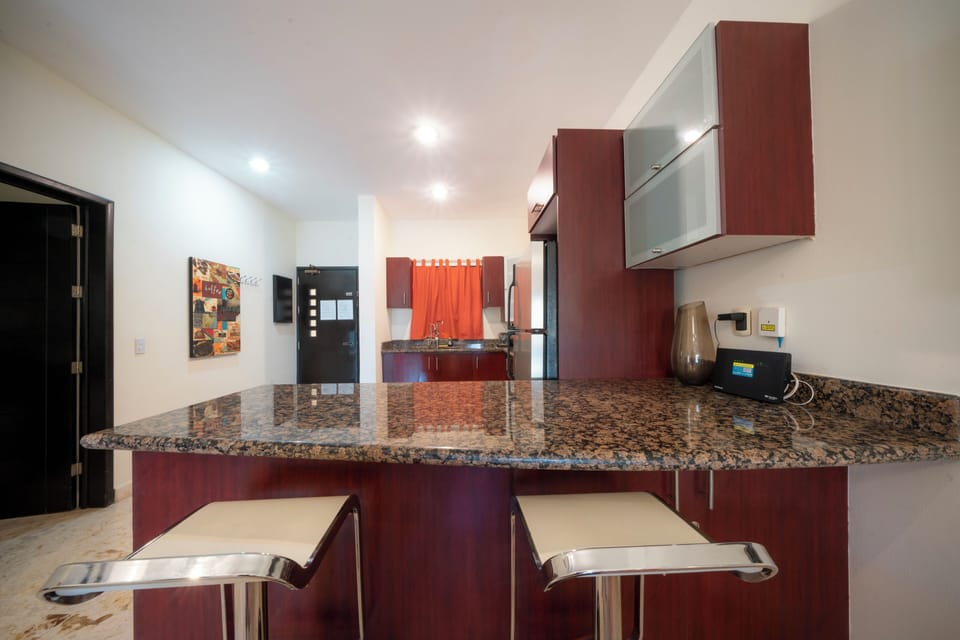Deluxe Apartment, Balcony, Beach View | Private kitchen | Toaster