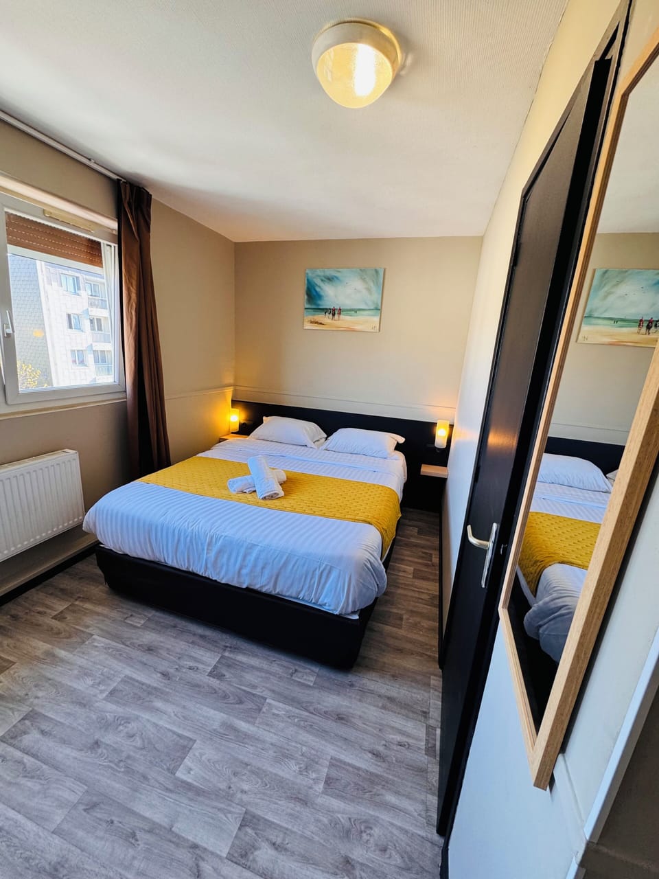 Comfort Double Room, City View | Memory foam beds, iron/ironing board, free WiFi, bed sheets