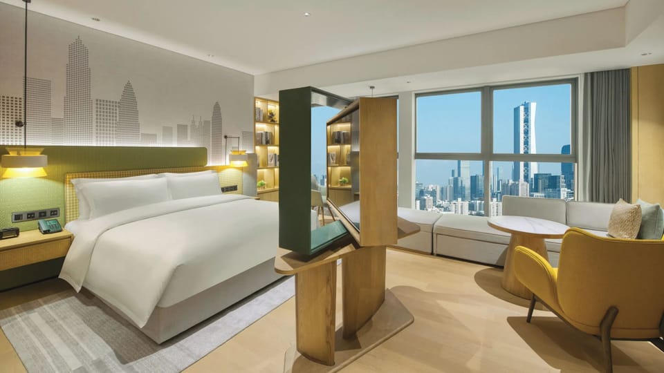 Suite, 1 King Bed | Premium bedding, down comforters, memory foam beds, in-room safe