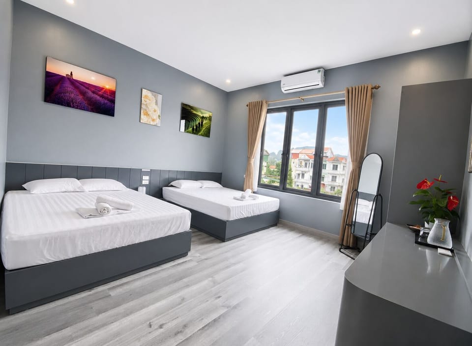 Family Double Room, Garden View | Blackout drapes, soundproofing, iron/ironing board, free WiFi