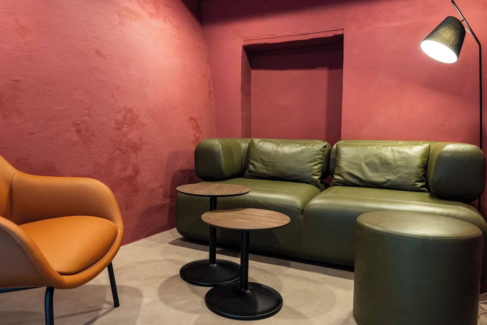 Lobby sitting area