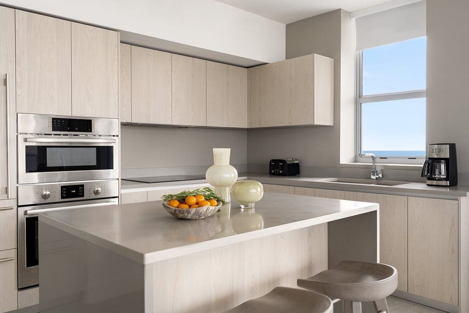 Condo, 1 King Bed with Sofa bed, City View | Private kitchen | Stovetop, cookware/dishes/utensils, cleaning supplies, freezer