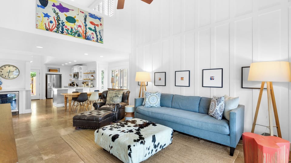 Condo, Multiple Beds, Patio (Beachwalk Villas 5054) | Living area | 50-inch flat-screen TV with digital channels