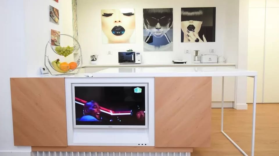 Economy Apartment, Non Smoking | Living area | Flat-screen TV