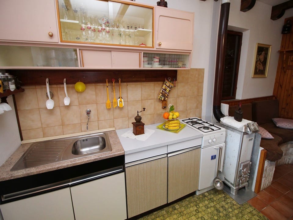 House (Two Bedroom Holiday Home with Terrace) | Private kitchen | Fridge