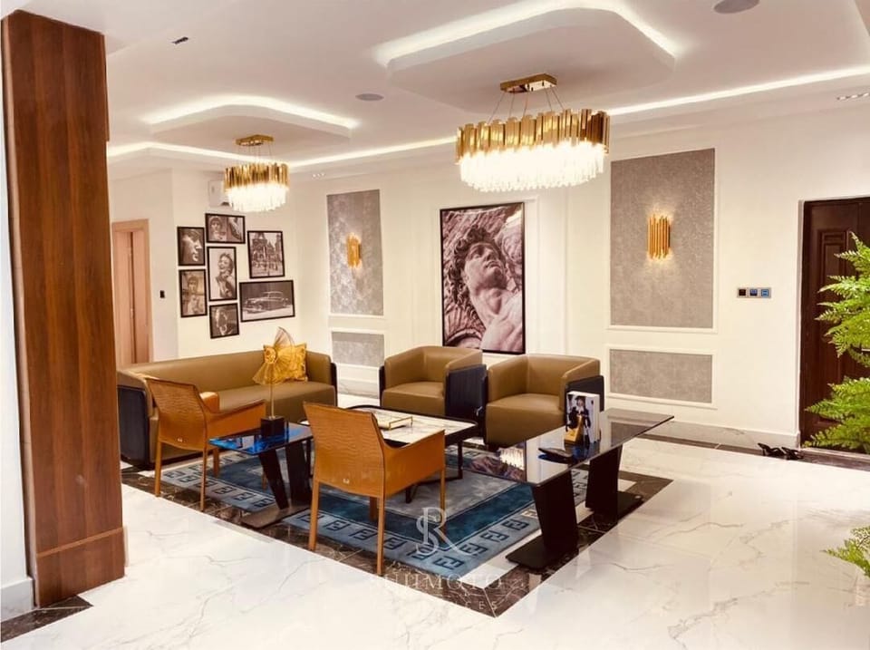 Luxury Apartment | Living area | Flat-screen TV