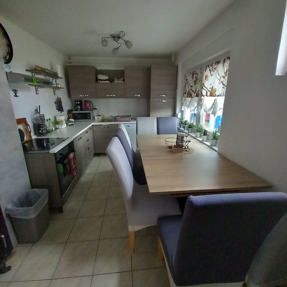 House (Three Bedroom Holiday Home with Swimm) | Private kitchen | Fridge