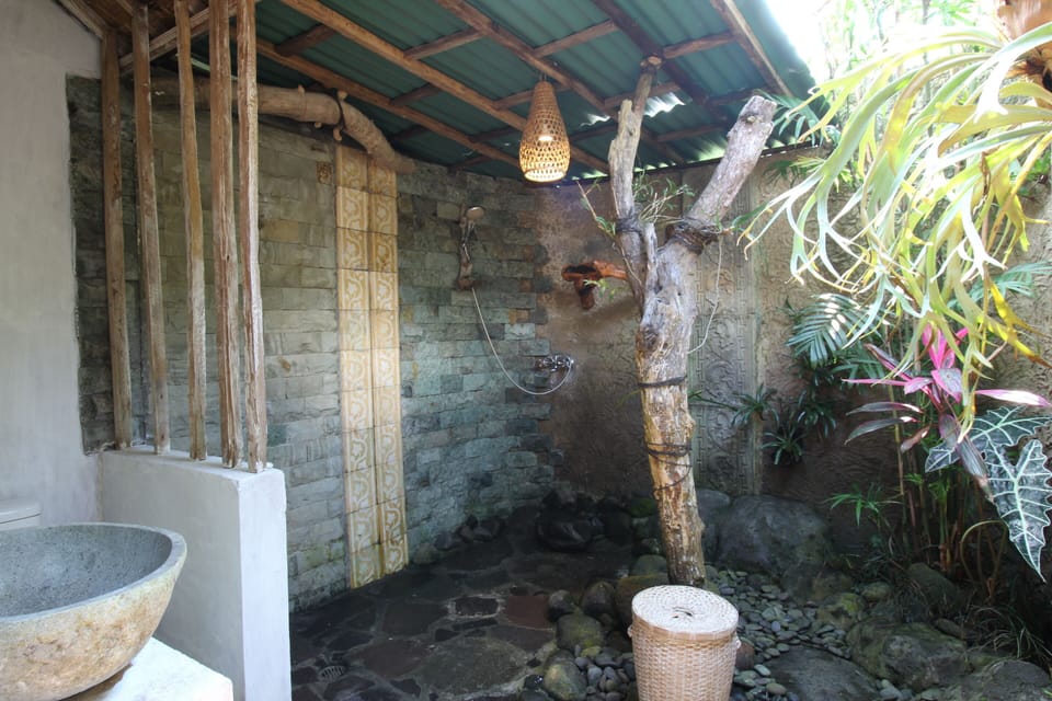 Deluxe Double Room | Bathroom | Shower, towels, soap