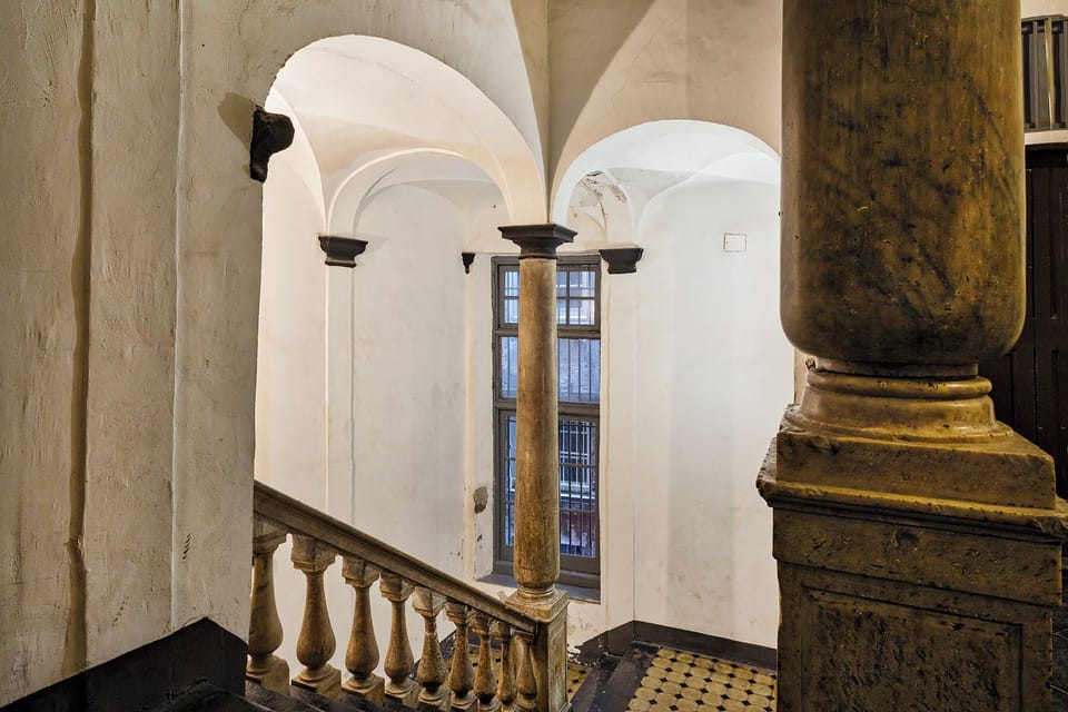 Interior entrance