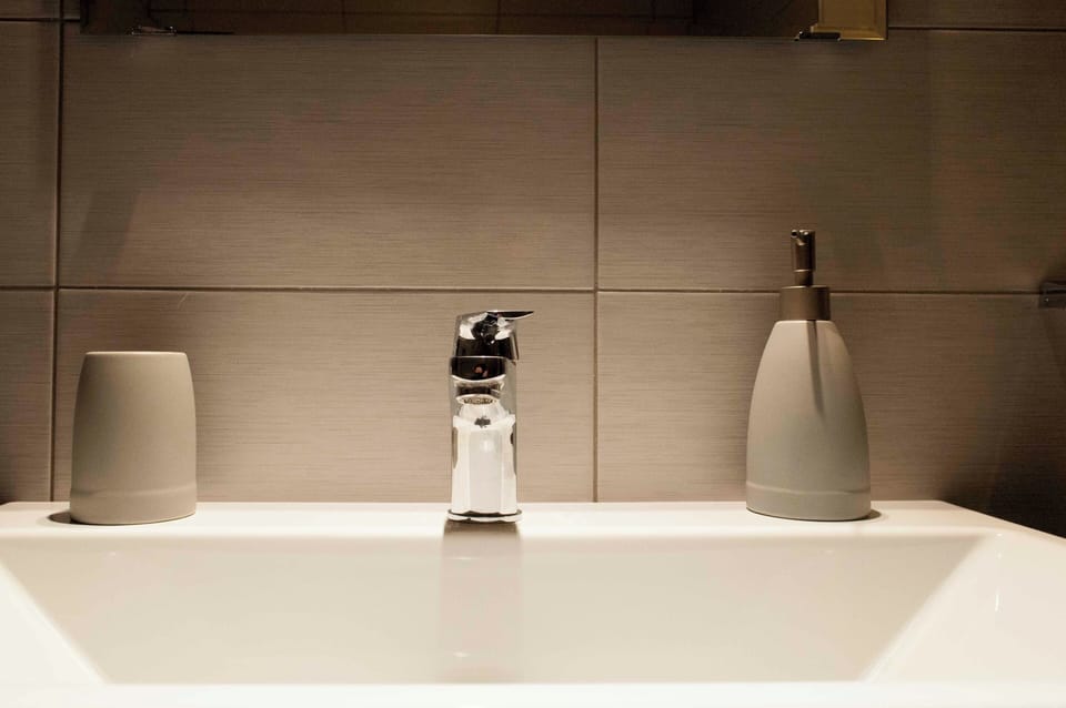Apartment | Bathroom | Shower, rainfall showerhead, free toiletries, hair dryer