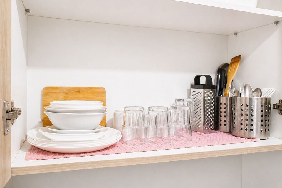 Family Condo, Balcony, City View | Private kitchen | Full-size fridge, microwave, oven, stovetop