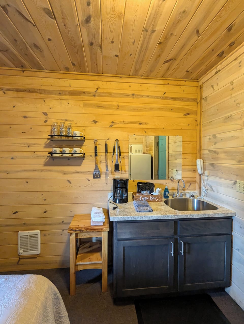 Cabin (Number 4) | Blackout drapes, bed sheets