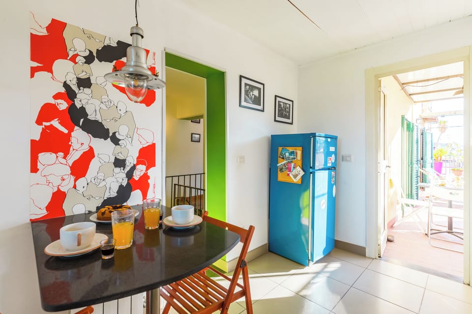 Apartment, City View | Private kitchen | Dining tables