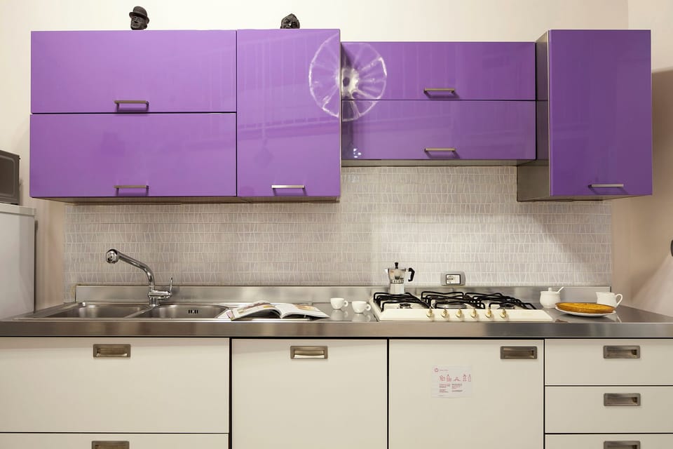 Apartment | Private kitchen | Fridge, microwave, oven, stovetop