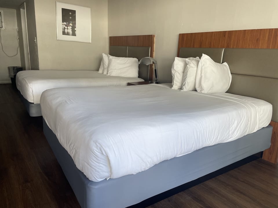 Room, 2 Queen Beds, Sidewing  | Free WiFi, bed sheets