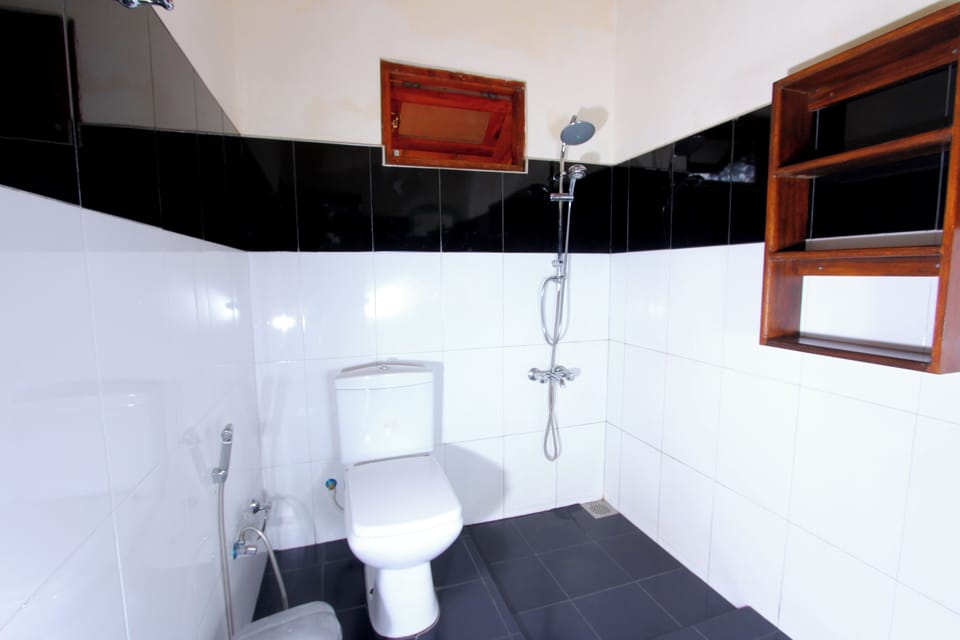 Deluxe Double Room | Bathroom | Shower, rainfall showerhead, free toiletries, hair dryer