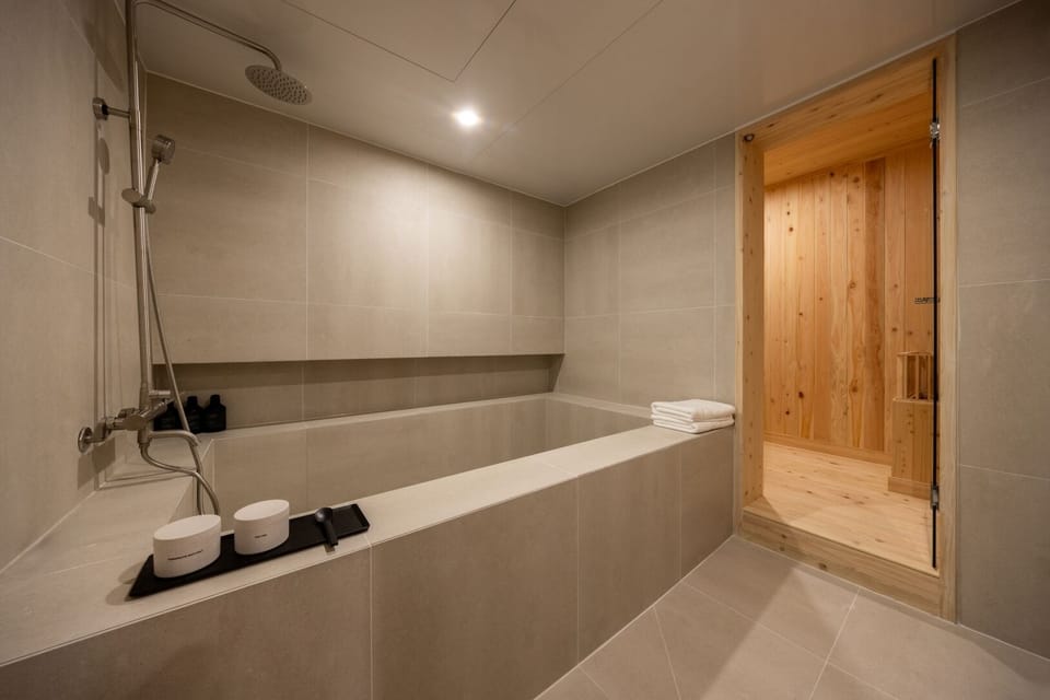 Sauna Room | Bathroom | Hair dryer, bathrobes, bidet, towels