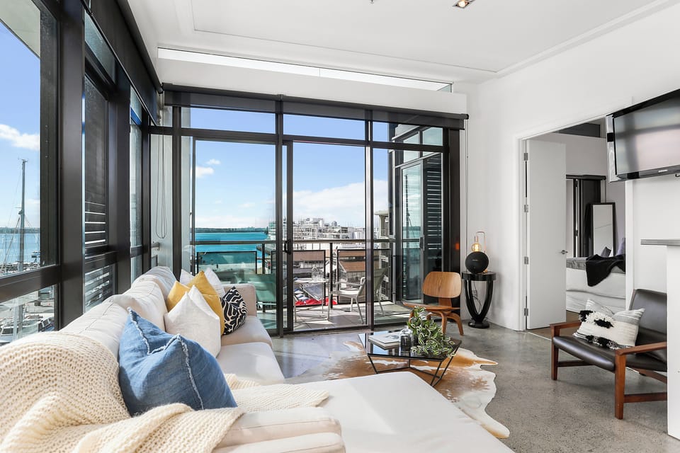 One Bedroom Apartment with Parking | Living area | 55-inch Smart TV with digital channels