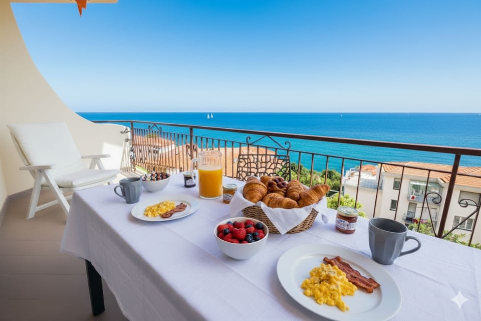 Basic Apartment, Sea View | Terrace/patio